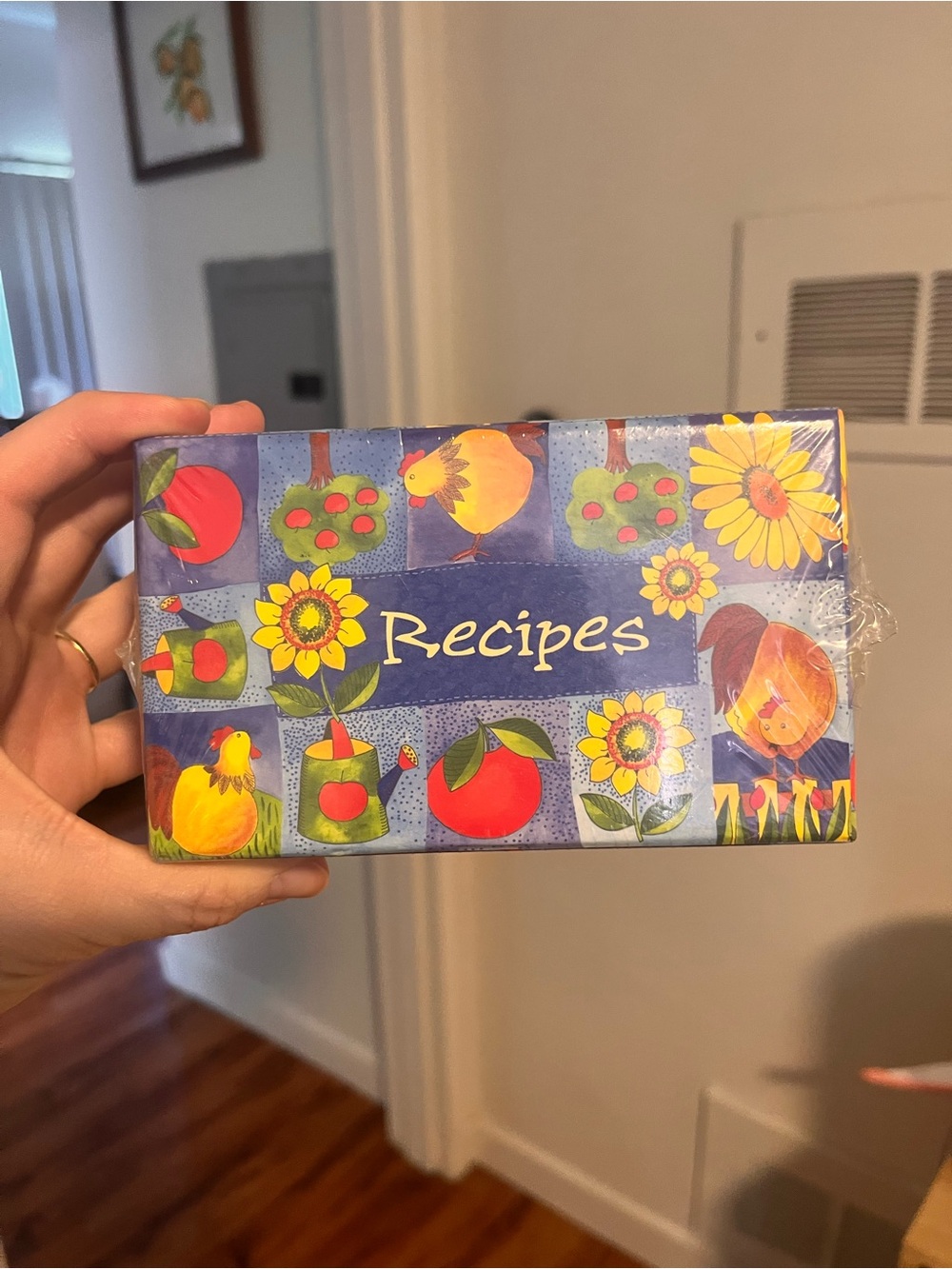 90’s Vintage Recipe Box Holder